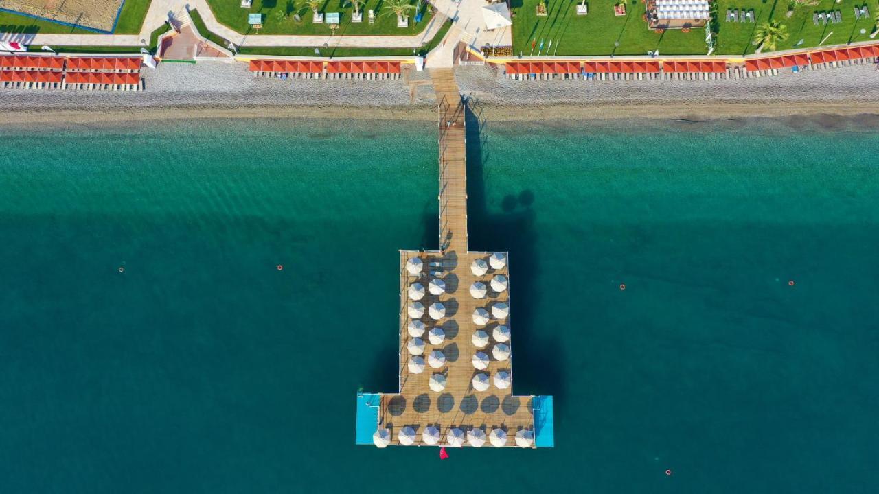 מלון קמר Aqi Hydros Club מראה חיצוני תמונה Aerial view of the pier